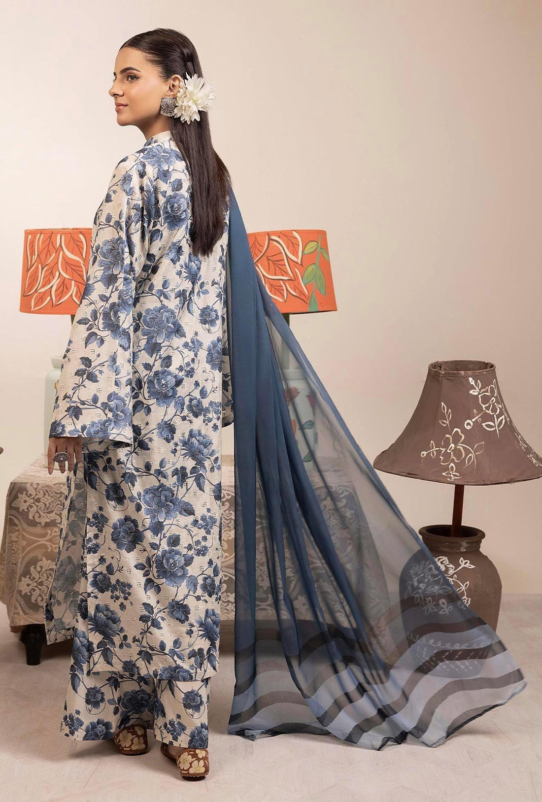 Adans Libas | Basic Chikankari | 7702 - House Of Hania