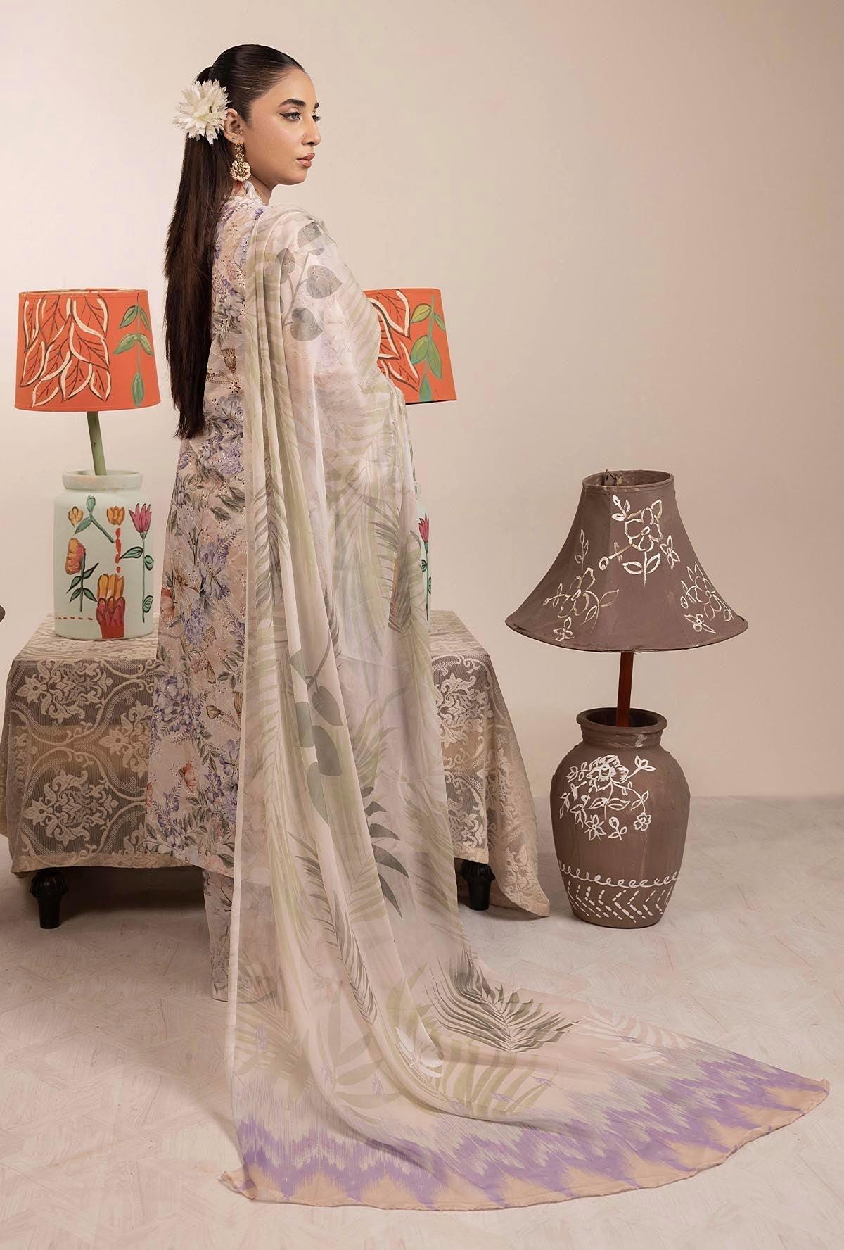 Adans Libas | Basic Chikankari |  7703 - House Of Hania