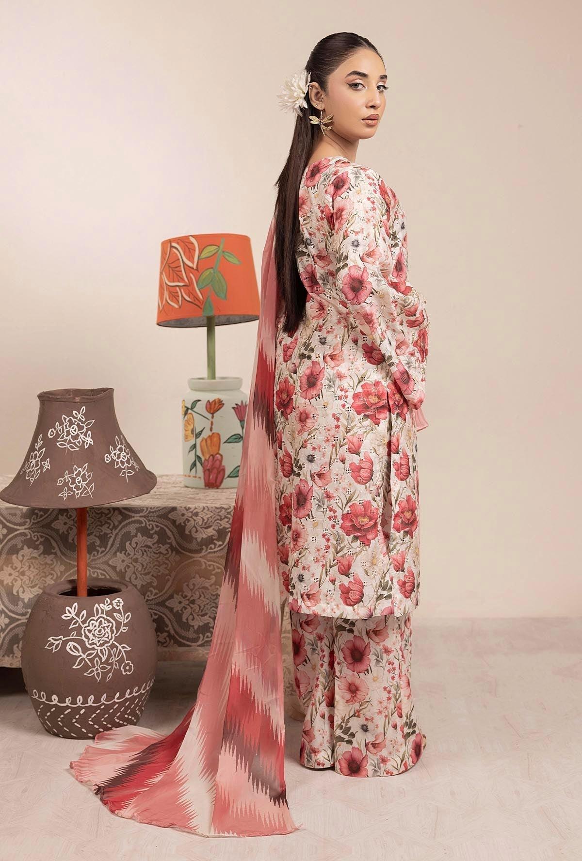 Adans Libas | Basic Chikankari |  7705 - House Of Hania