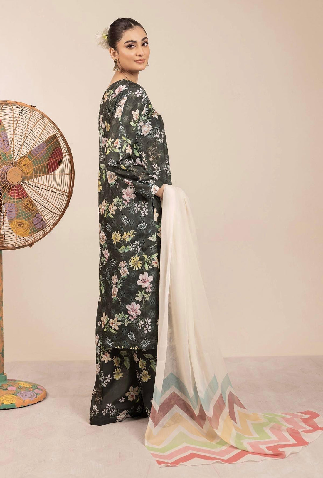 Adans Libas | Basic Chikankari |  7707 - House Of Hania