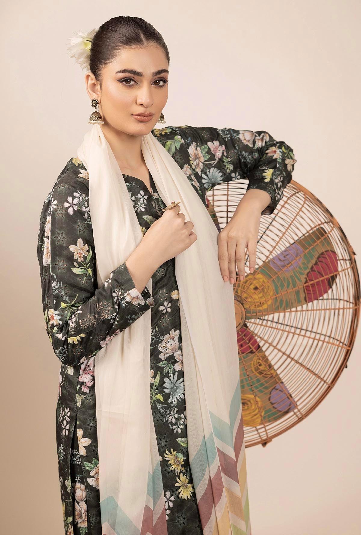 Adans Libas | Basic Chikankari |  7707 - House Of Hania