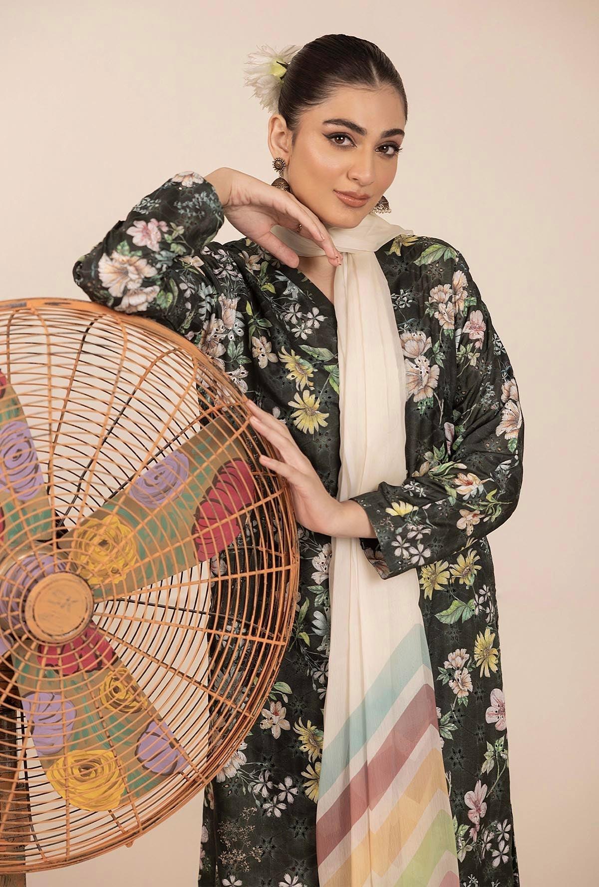 Adans Libas | Basic Chikankari |  7707 - House Of Hania