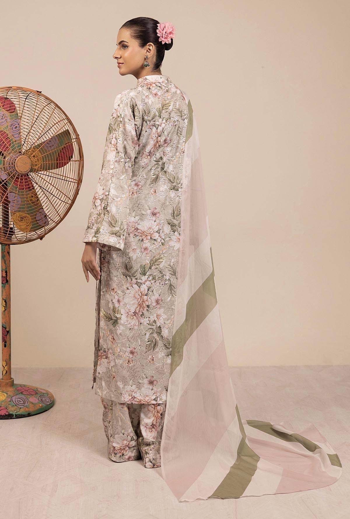 Adans Libas | Basic Chikankari |  7708 - House Of Hania