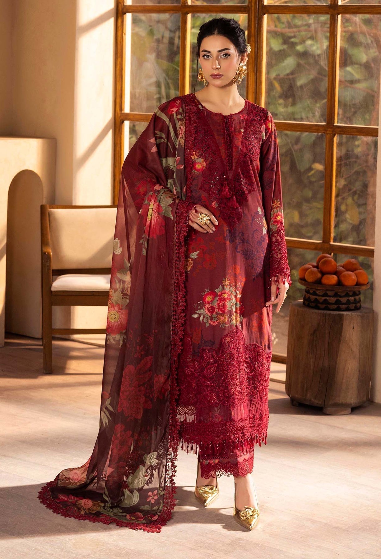 Adans Libas | Chantelle Print Lawn | CHANTELLE 99950 - House Of Hania