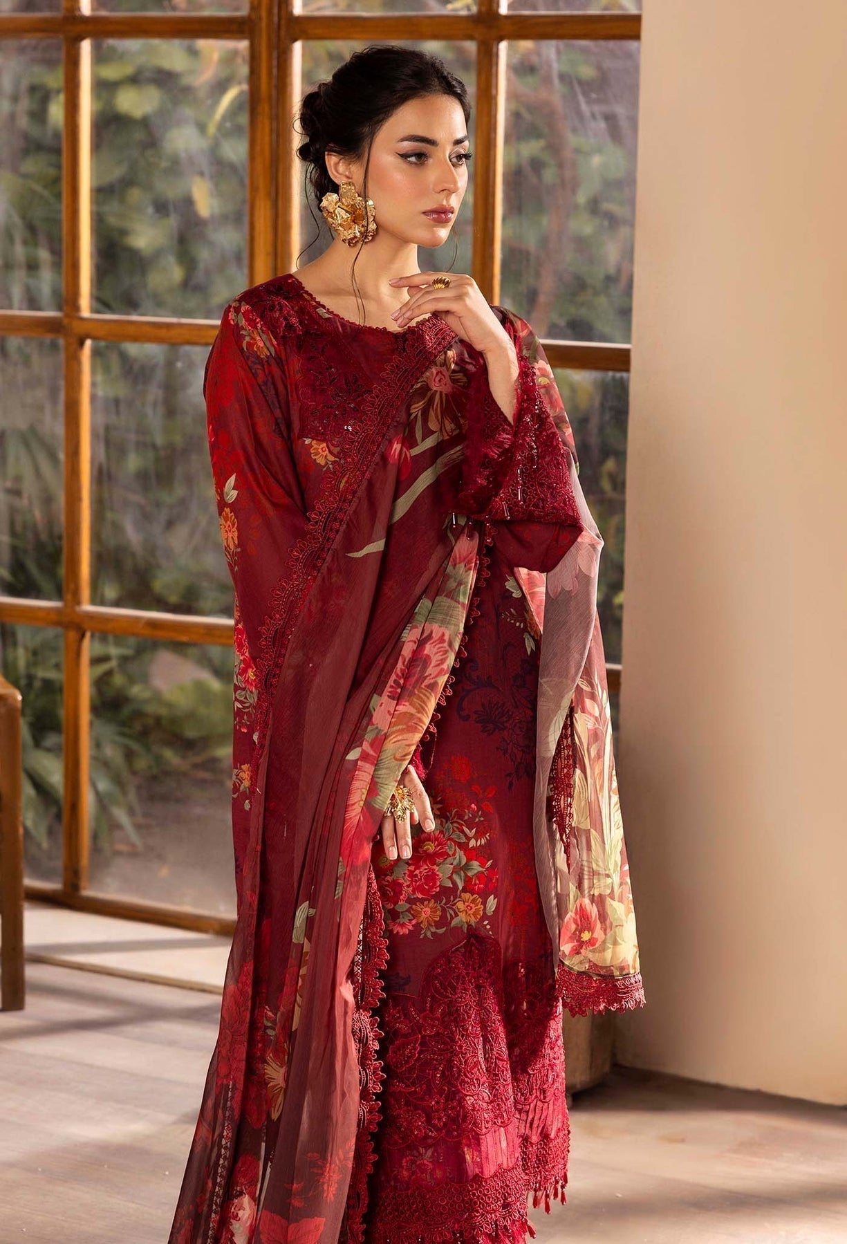 Adans Libas | Chantelle Print Lawn | CHANTELLE 99950 - House Of Hania