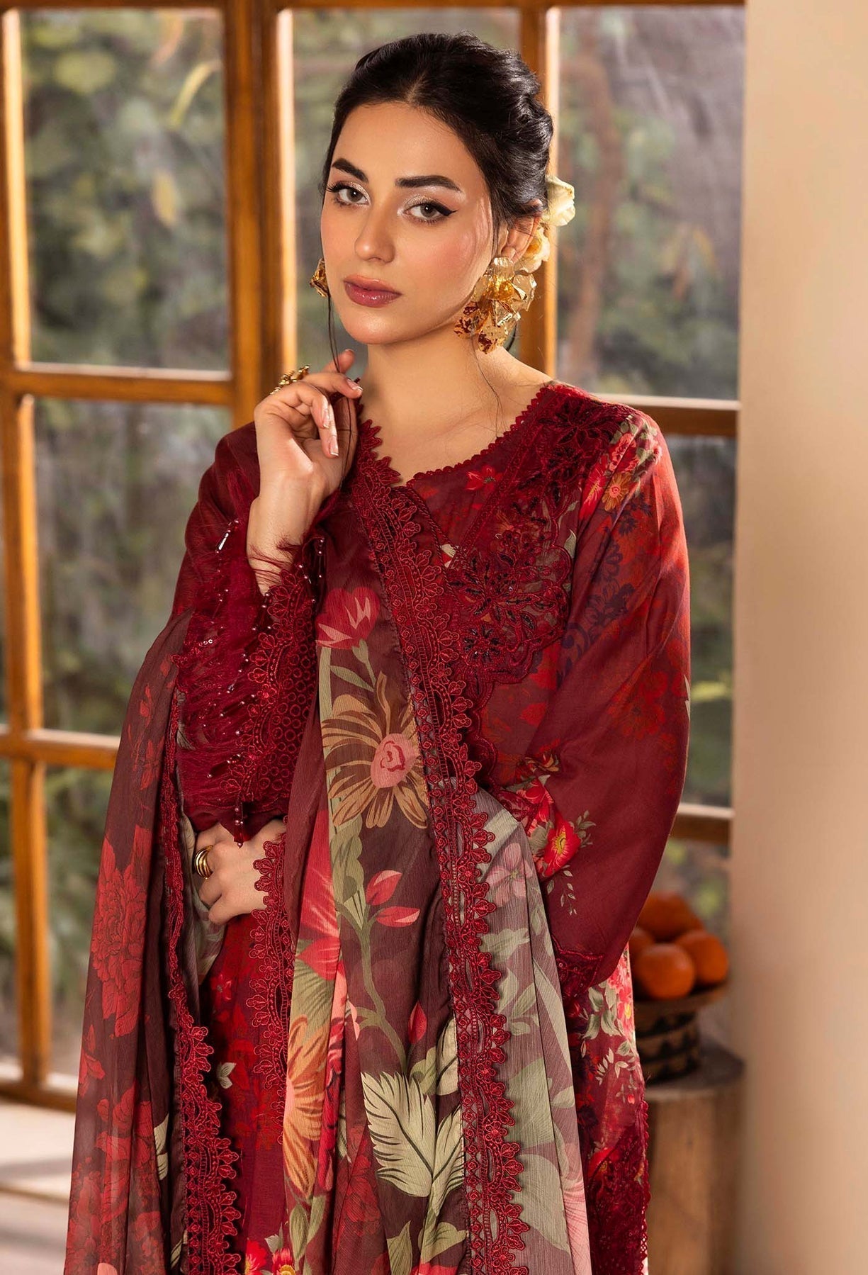 Adans Libas | Chantelle Print Lawn | CHANTELLE 99950 - House Of Hania