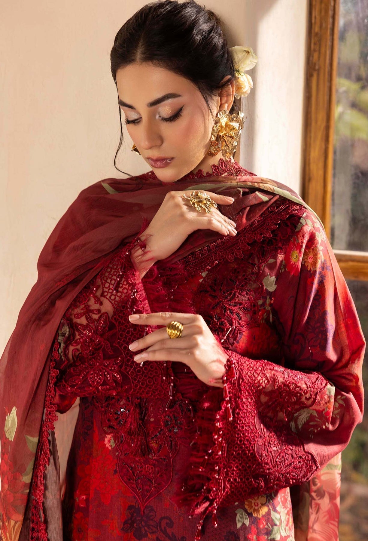 Adans Libas | Chantelle Print Lawn | CHANTELLE 99950 - House Of Hania