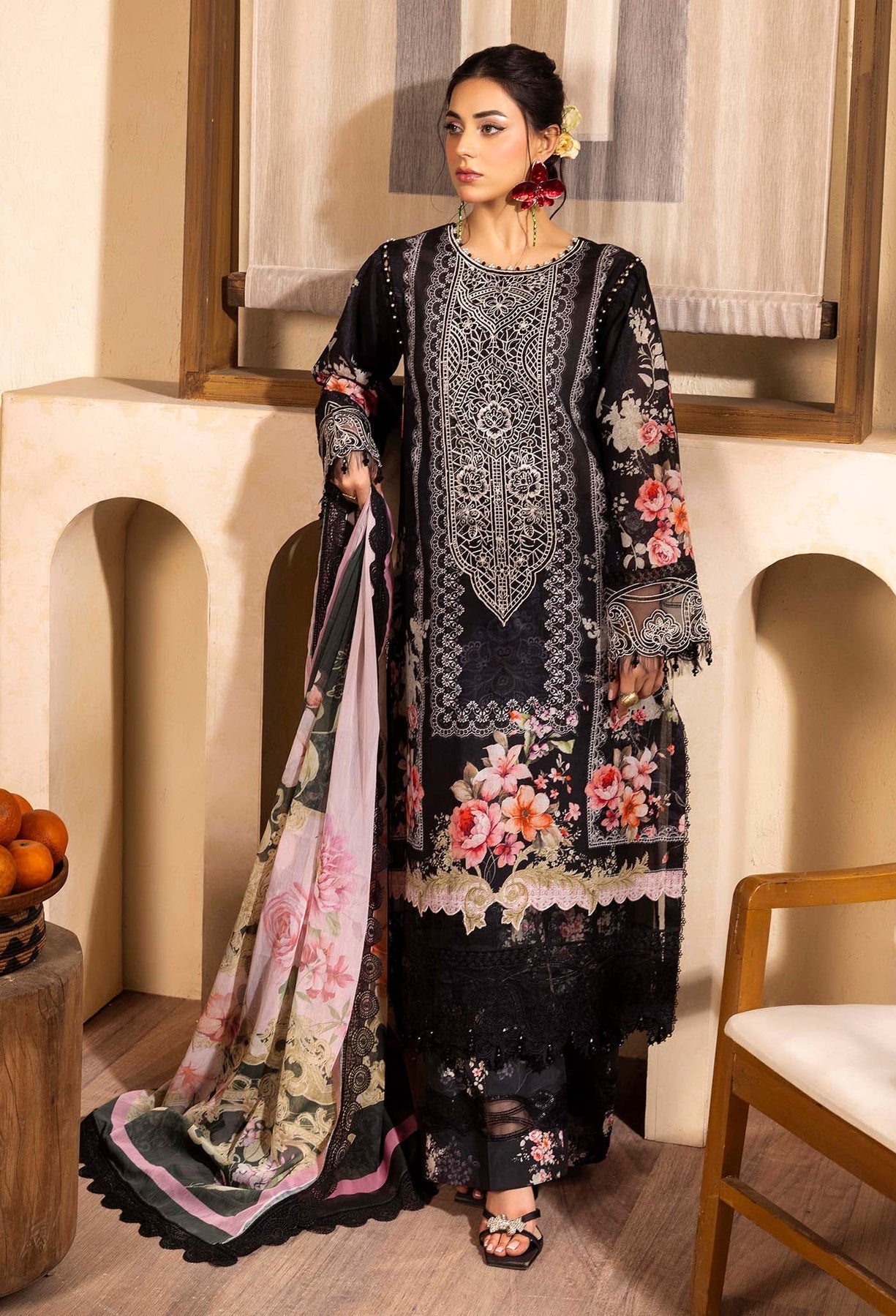 Adans Libas | Chantelle Print Lawn | CHANTELLE 99951 - House Of Hania
