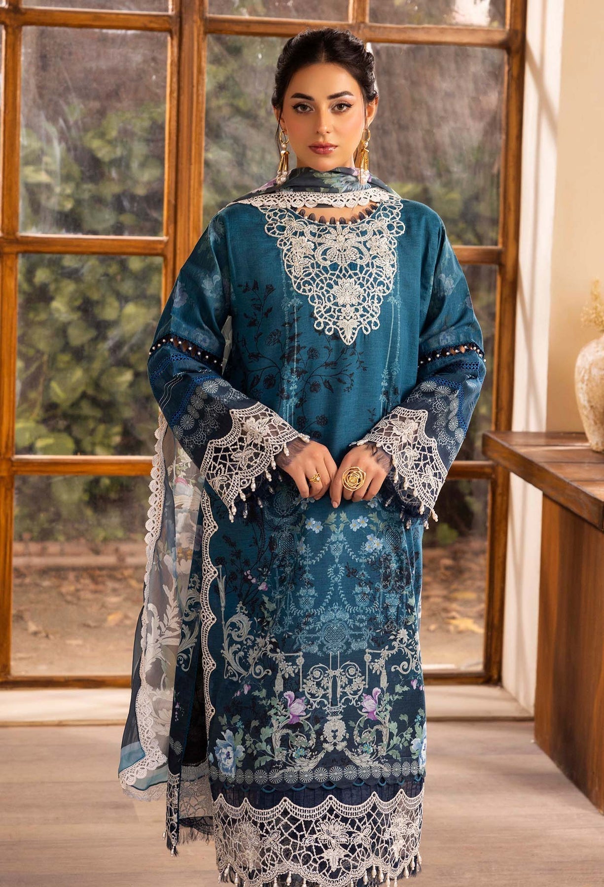 Adans Libas | Chantelle Print Lawn | CHANTELLE 99952 - House Of Hania