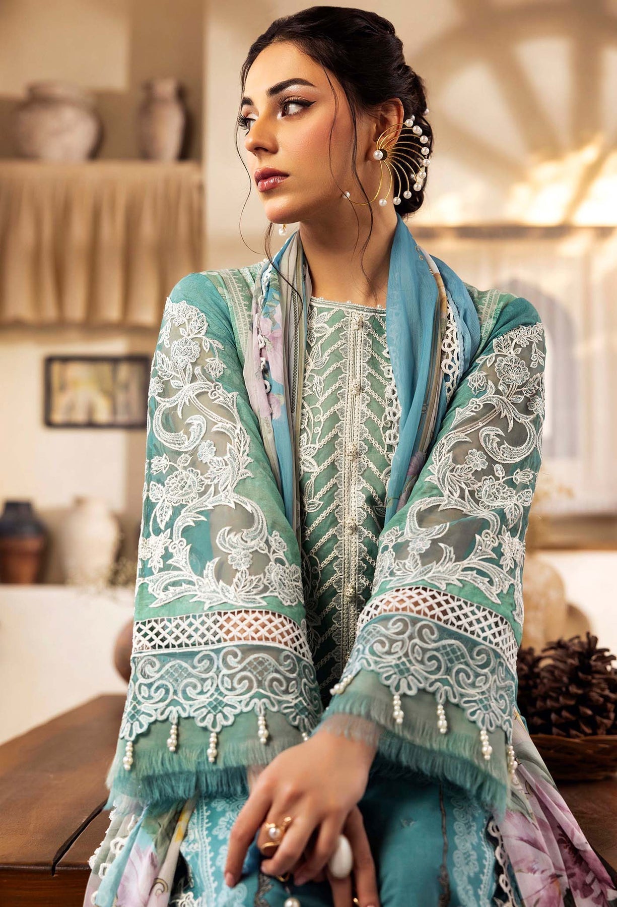 Adans Libas | Chantelle Print Lawn | CHANTELLE 99954 - House Of Hania