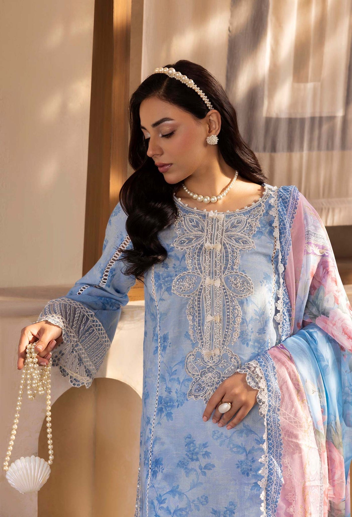 Adans Libas | Chantelle Print Lawn | CHANTELLE 99955 - House Of Hania