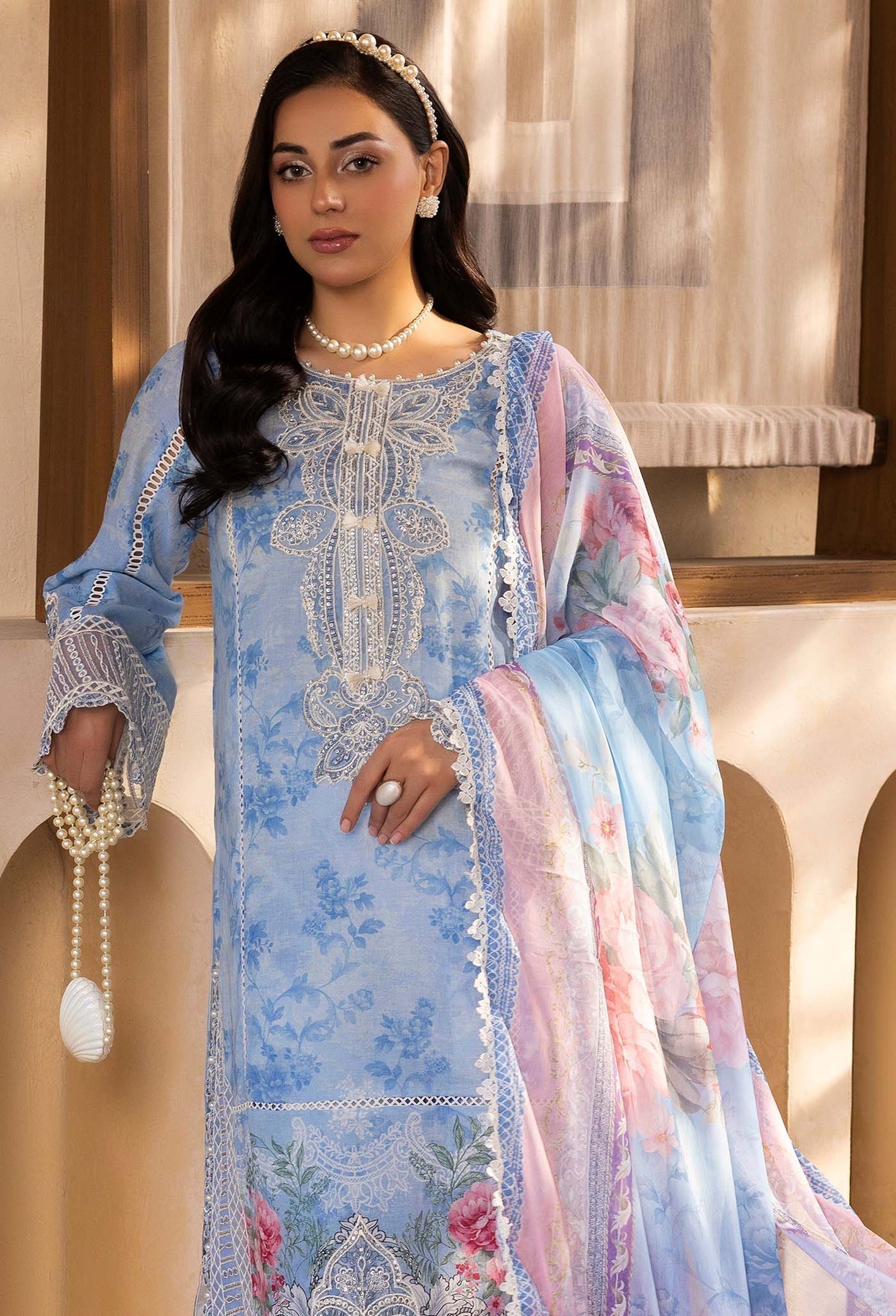 Adans Libas | Chantelle Print Lawn | CHANTELLE 99955 - House Of Hania
