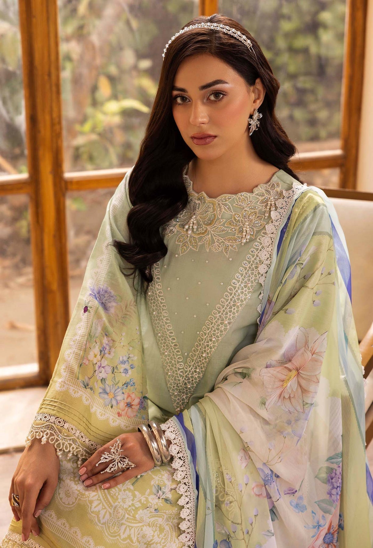 Adans Libas | Chantelle Print Lawn | CHANTELLE 99956 - House Of Hania