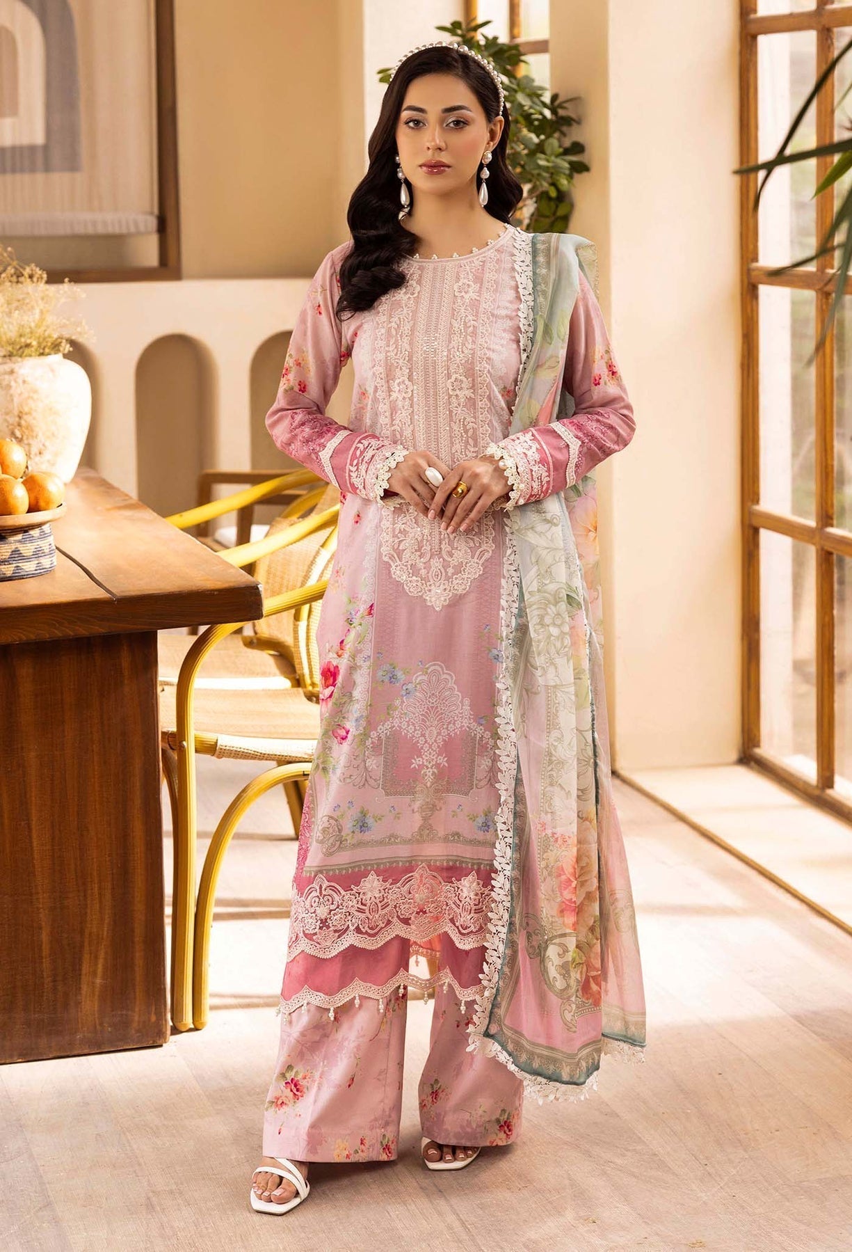 Adans Libas | Chantelle Print Lawn | CHANTELLE 99957 - House Of Hania