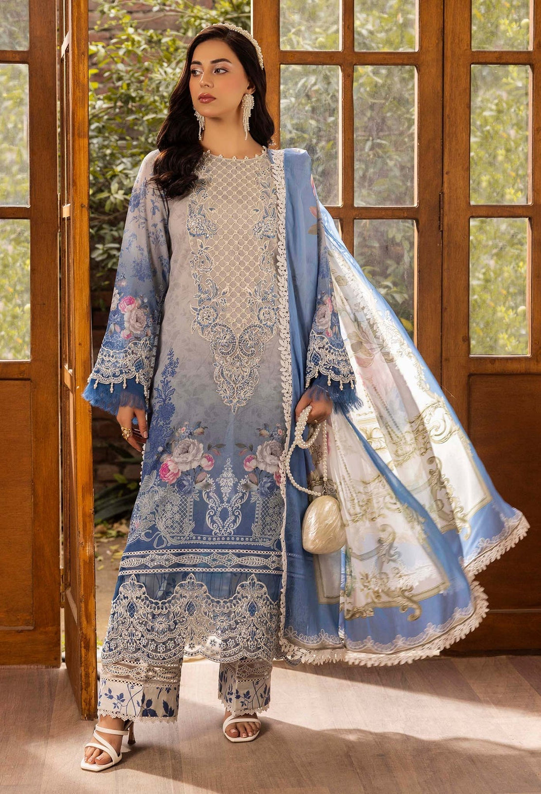 Adans Libas | Chantelle Print Lawn | CHANTELLE 99958 - House Of Hania