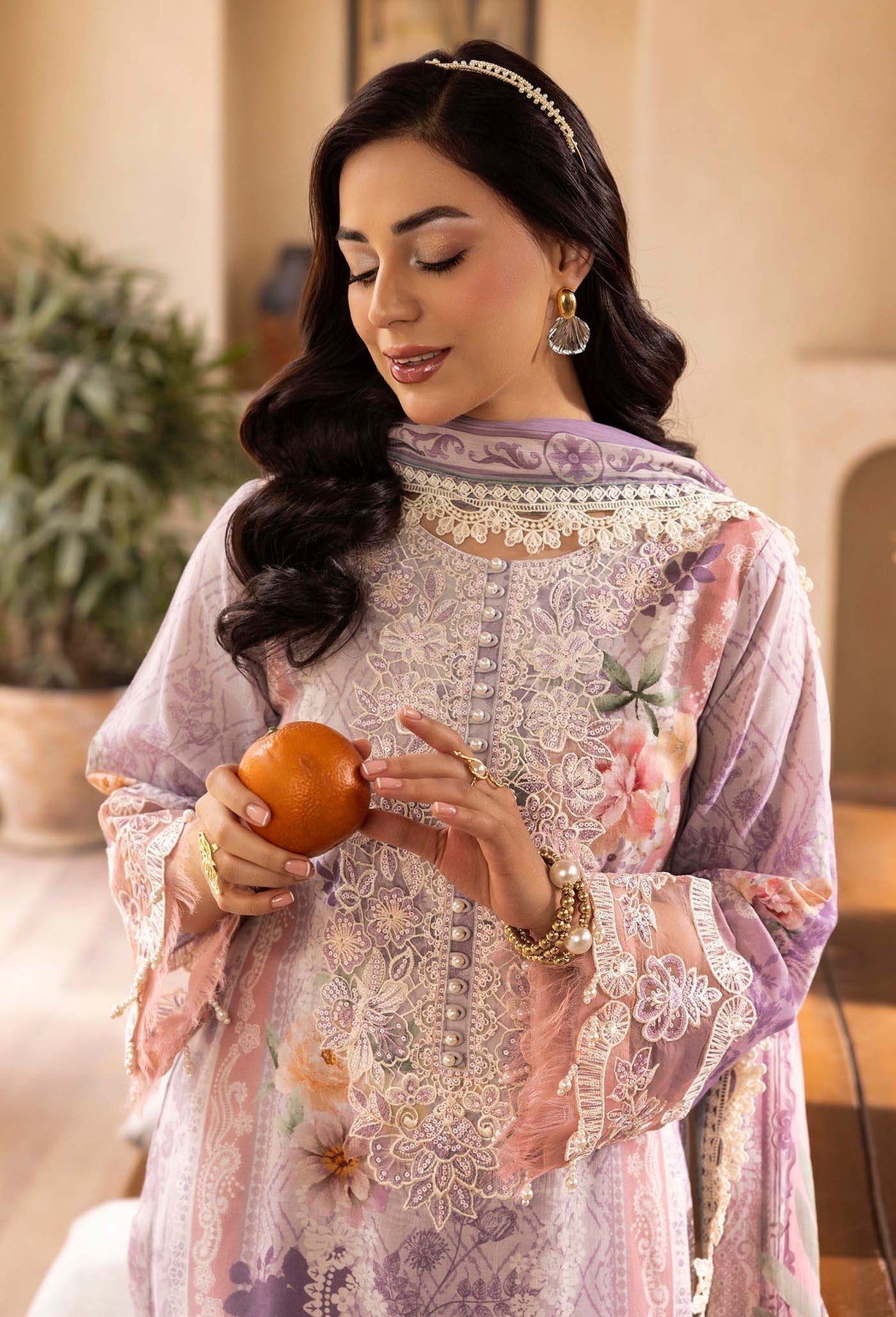 Adans Libas | Chantelle Print Lawn | CHANTELLE 99959 - House Of Hania