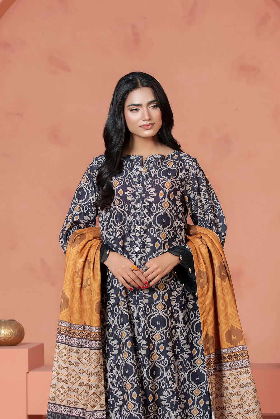 Adans Libas | Khaddar 25 | SLUB 7753 - House Of Hania