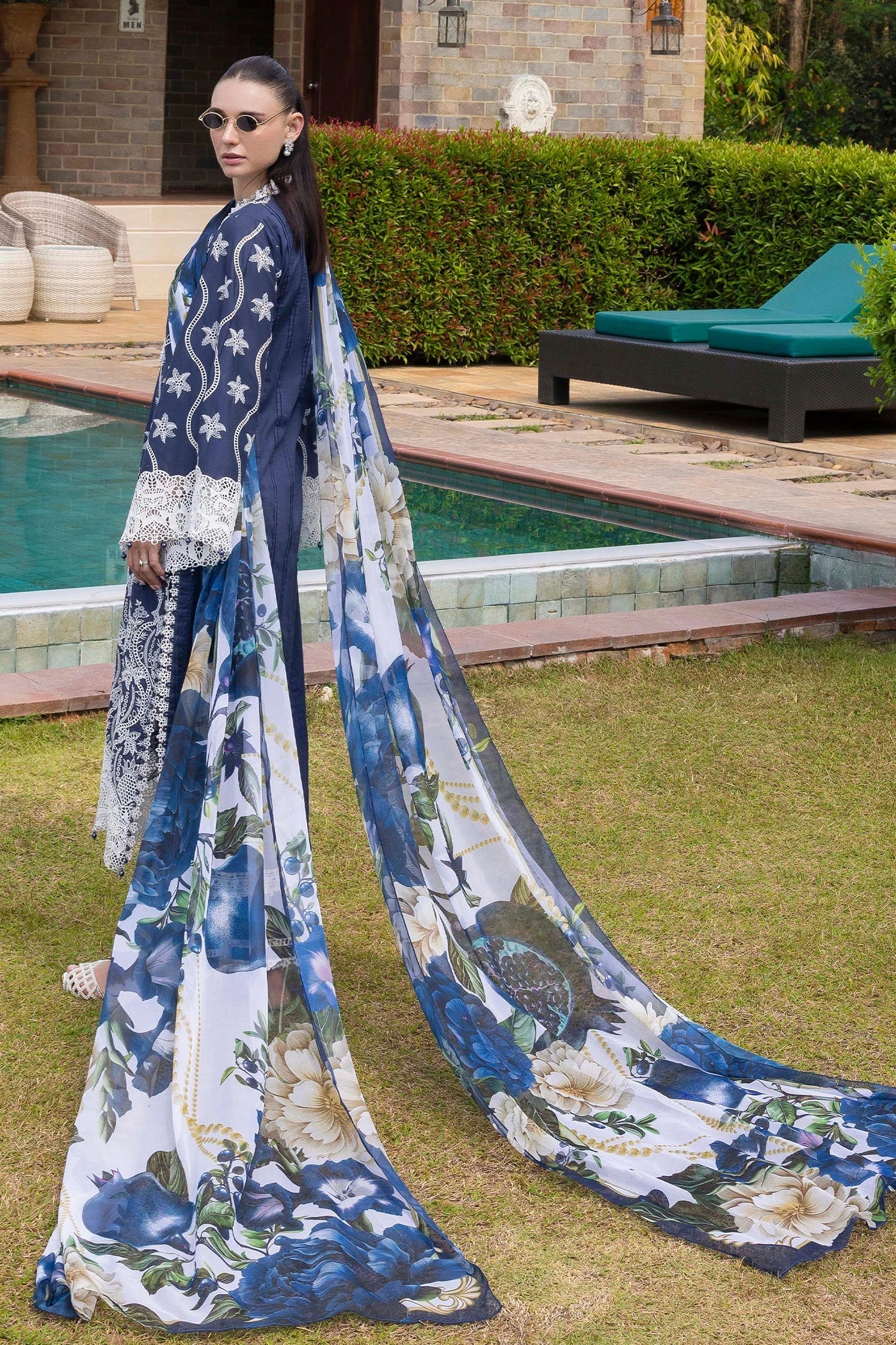 Adans Libas | LASSERKARI-EID PETALS | EID PETAL 1711 - House Of Hania