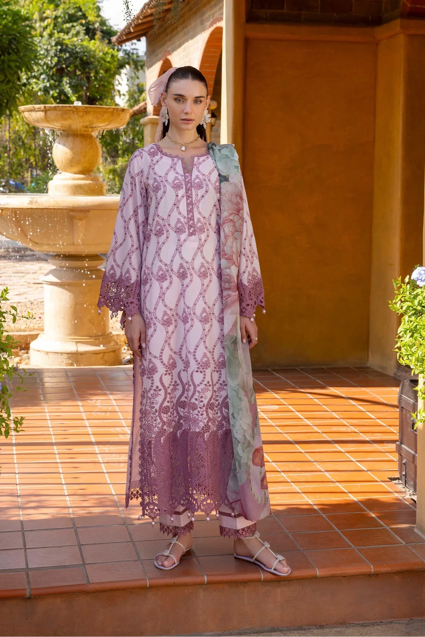 Adans Libas | LASSERKARI-EID PETALS | EID PETAL 1713 - House Of Hania