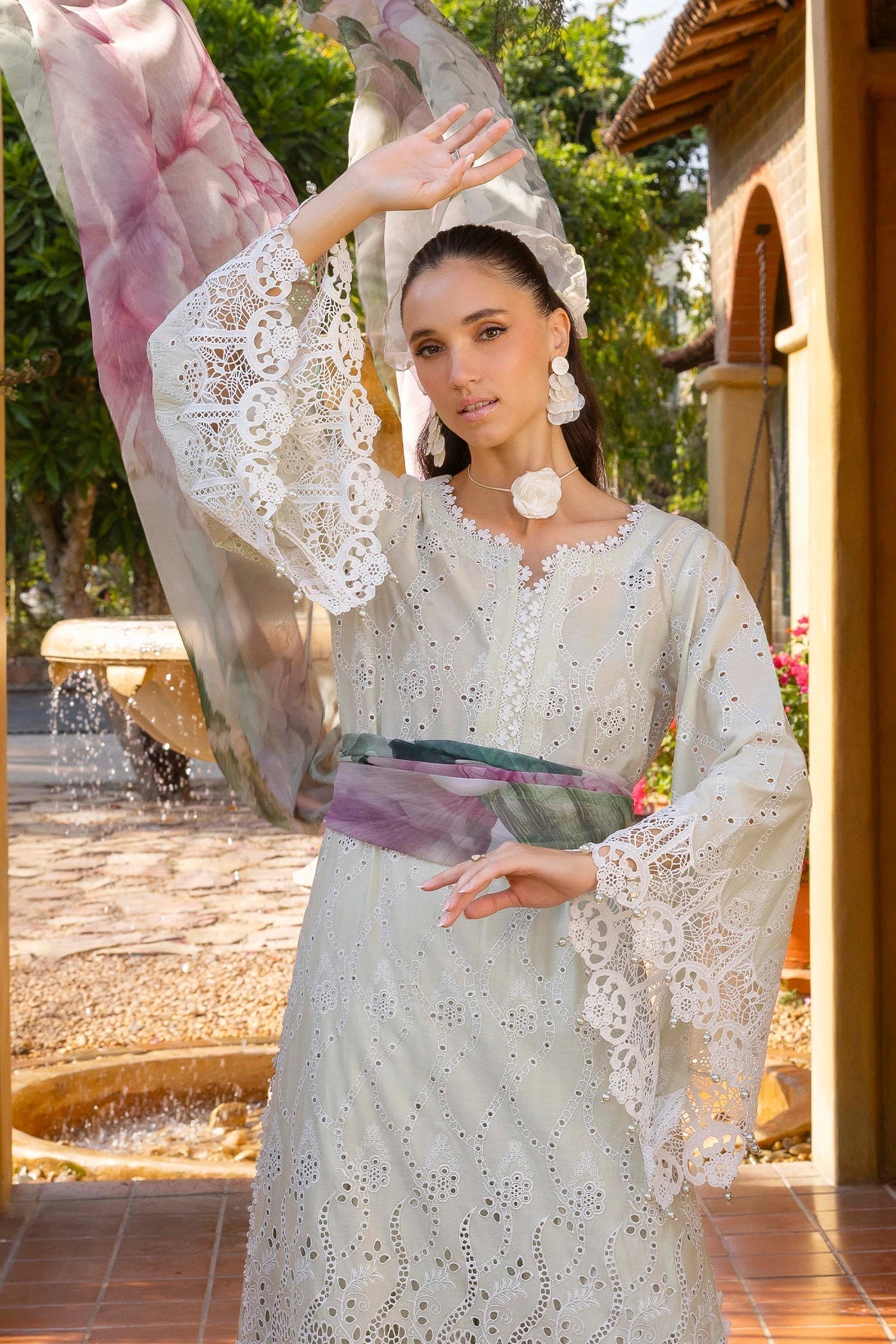Adans Libas | LASSERKARI-EID PETALS | EID PETAL 1720 - House Of Hania