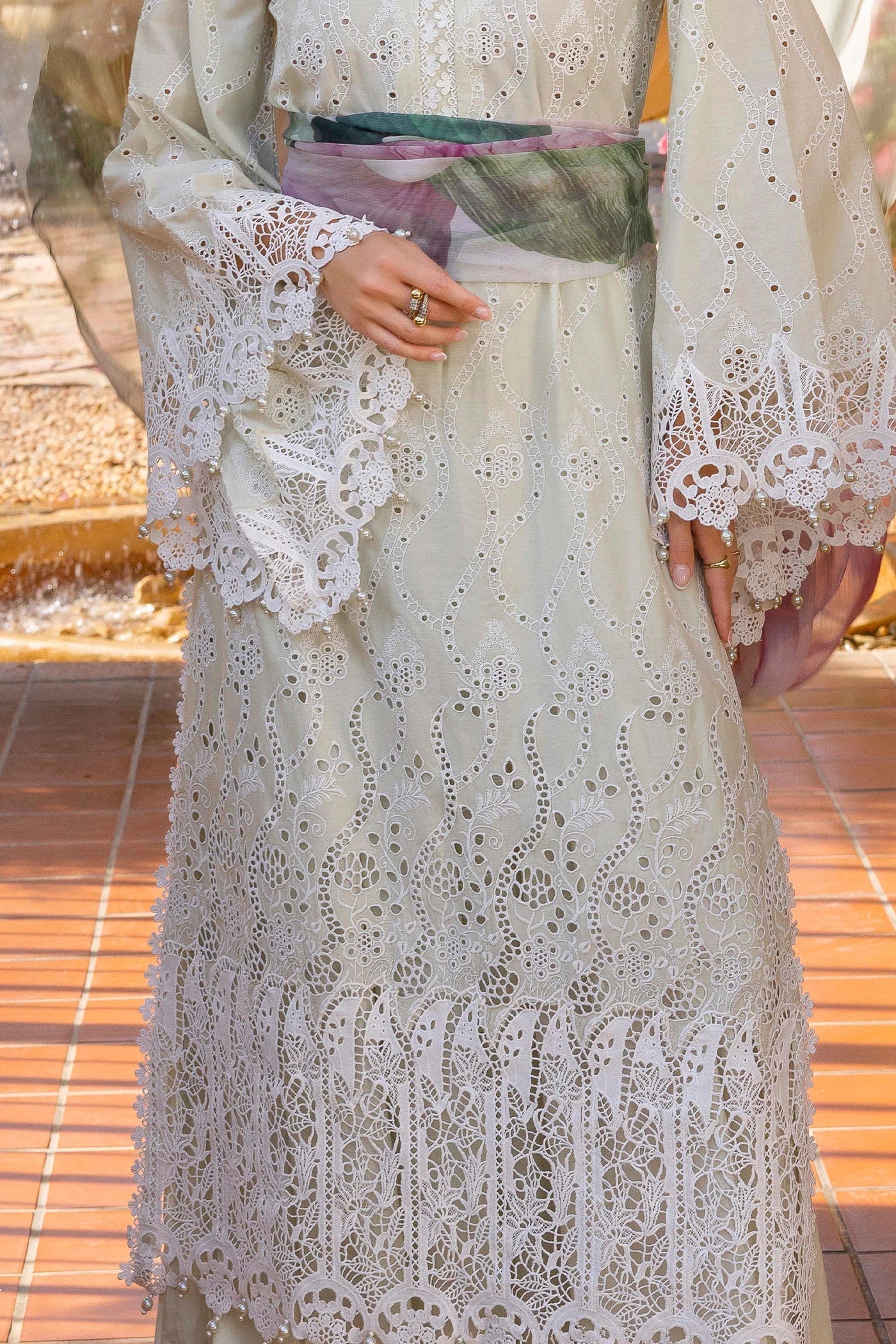 Adans Libas | LASSERKARI-EID PETALS | EID PETAL 1720 - House Of Hania