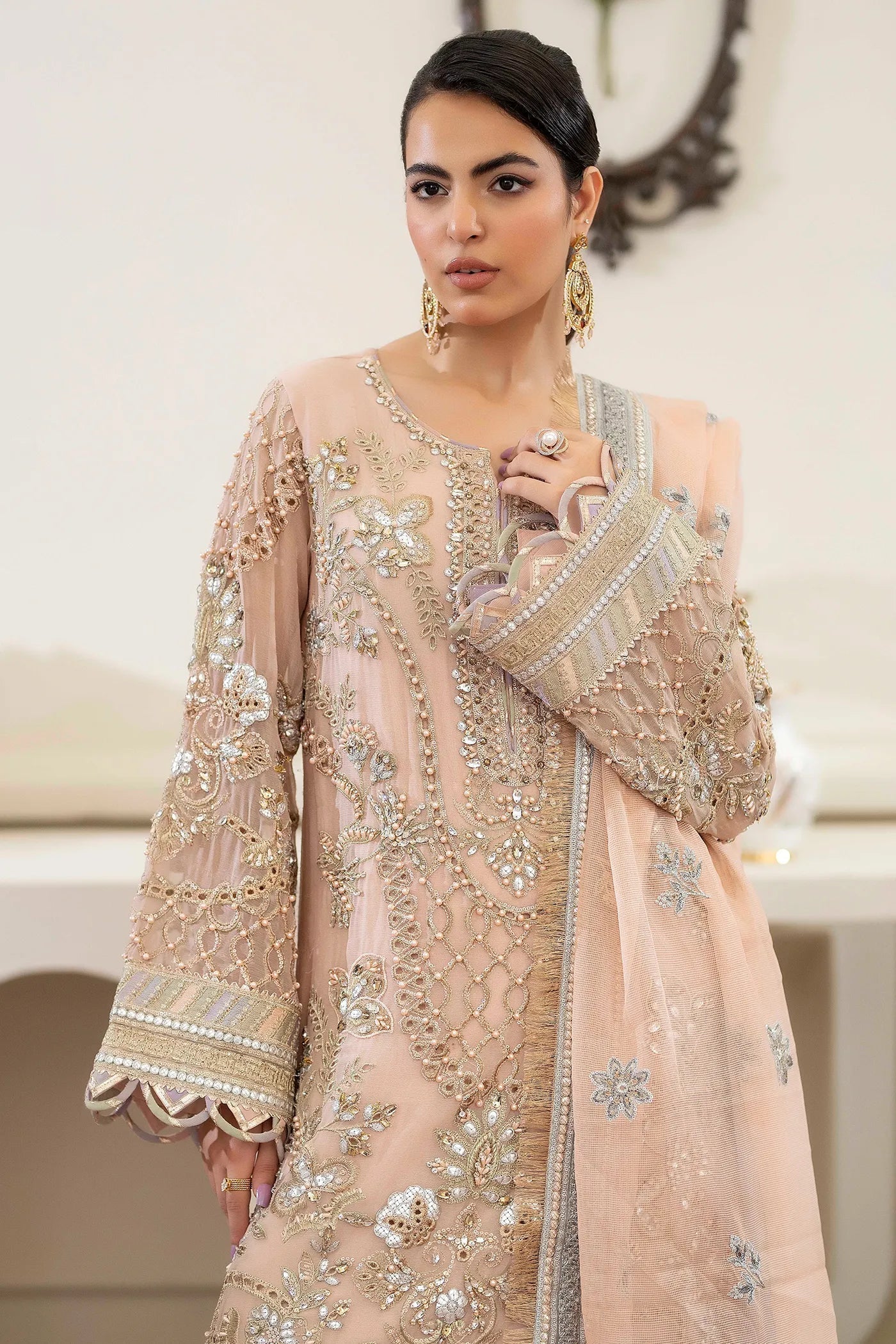 Adans Libas | Saleeqa Chiffon 25 | SALEEQA 7510 - House Of Hania