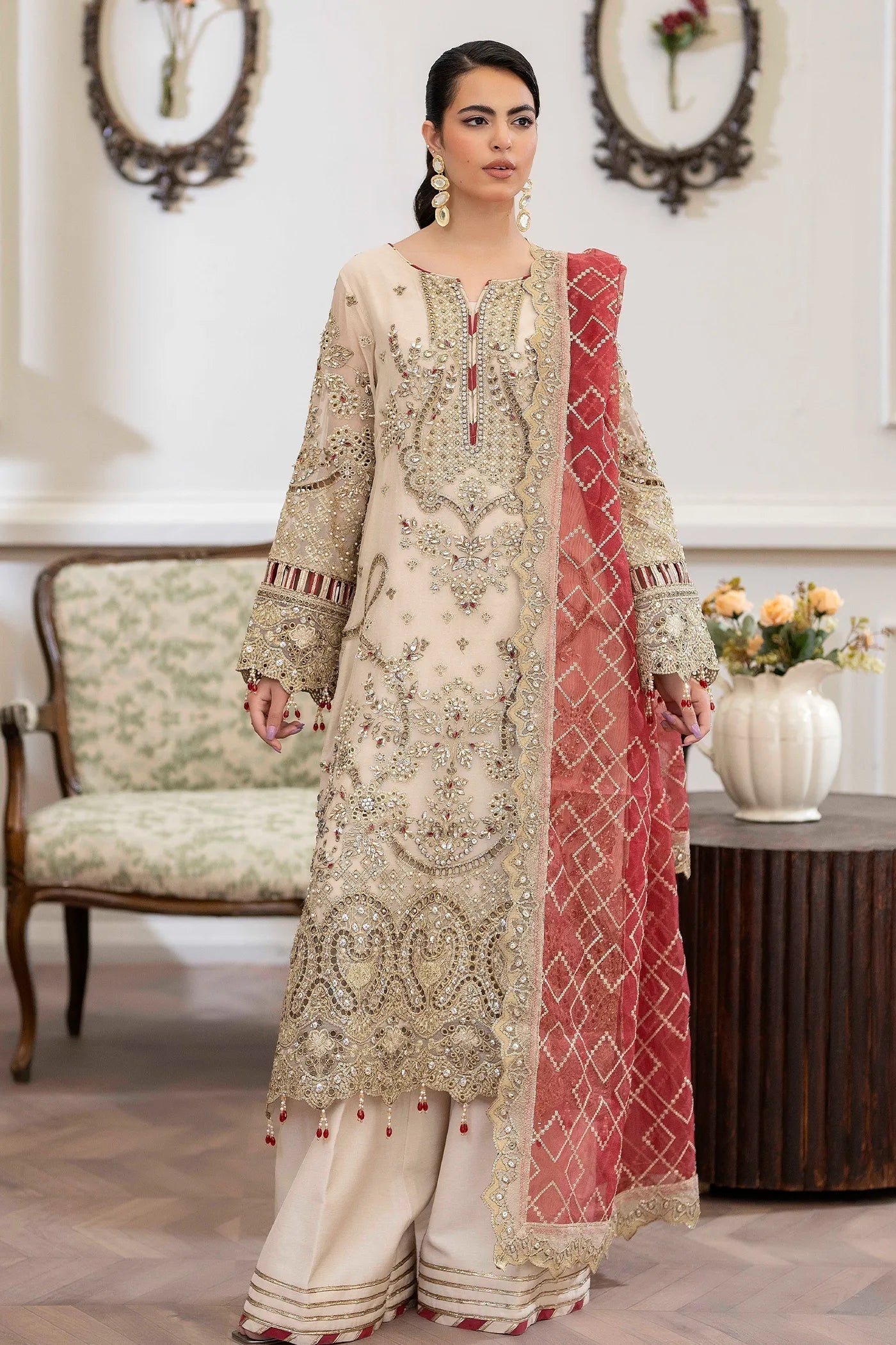 Adans Libas | Saleeqa Chiffon 25 | SALEEQA 7511 - House Of Hania