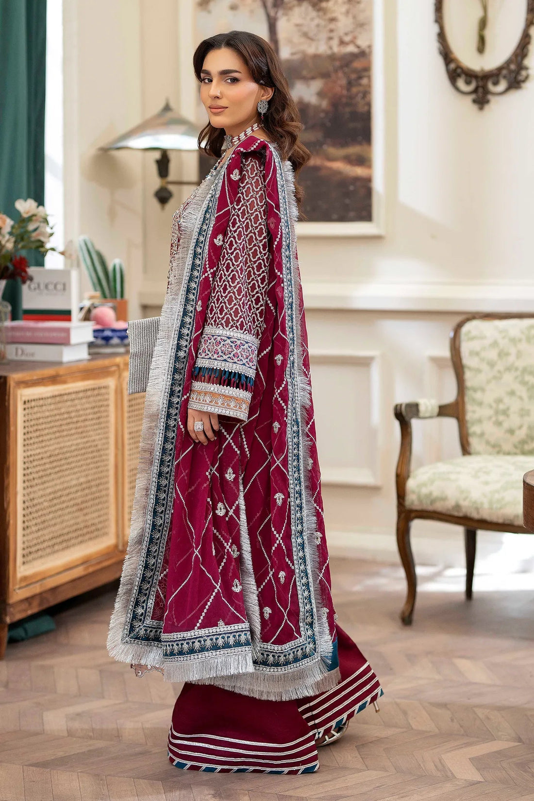 Adans Libas | Saleeqa Chiffon 25 | SALEEQA 7513 - House Of Hania