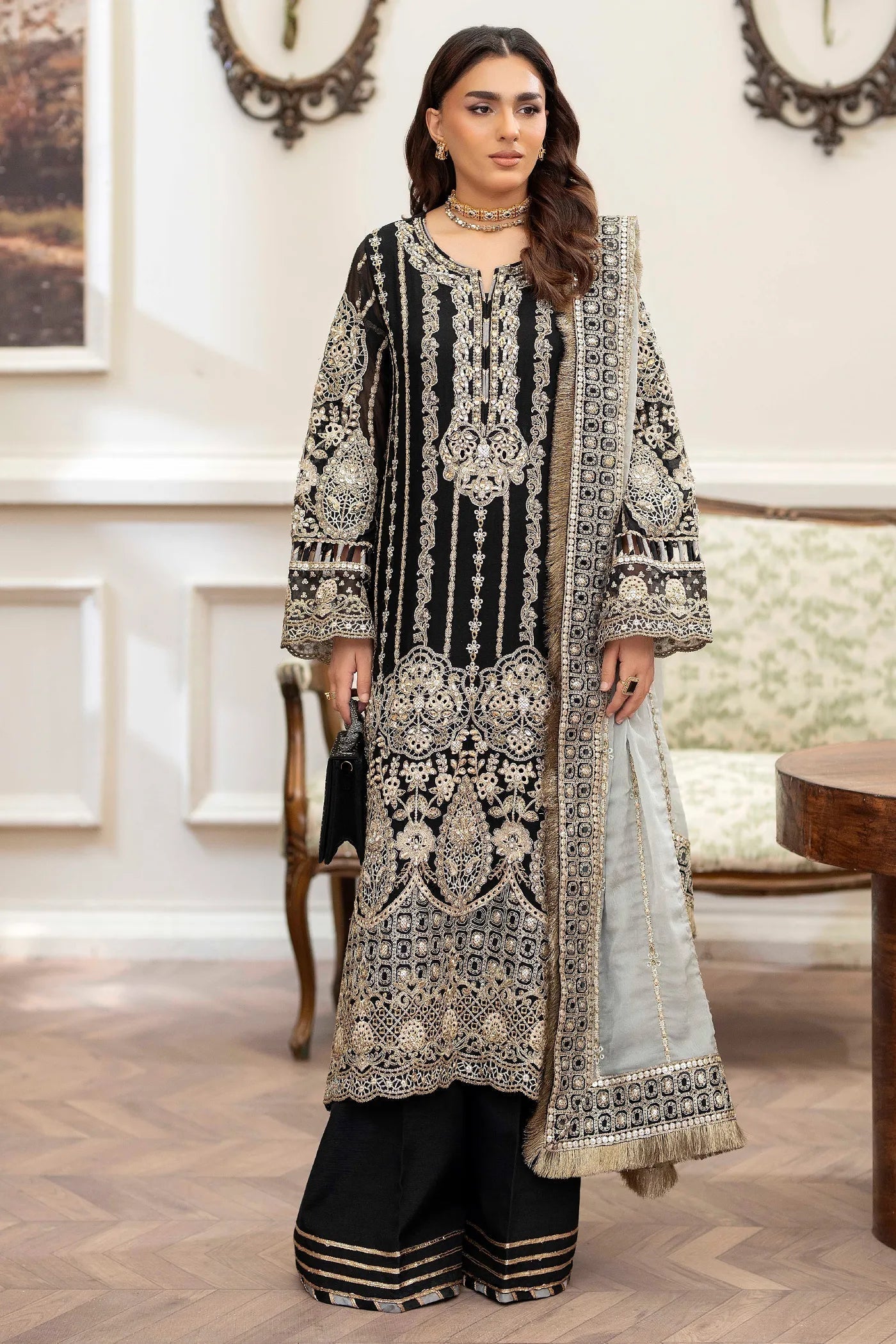 Adans Libas | Saleeqa Chiffon 25 | SALEEQA 7514 - House Of Hania