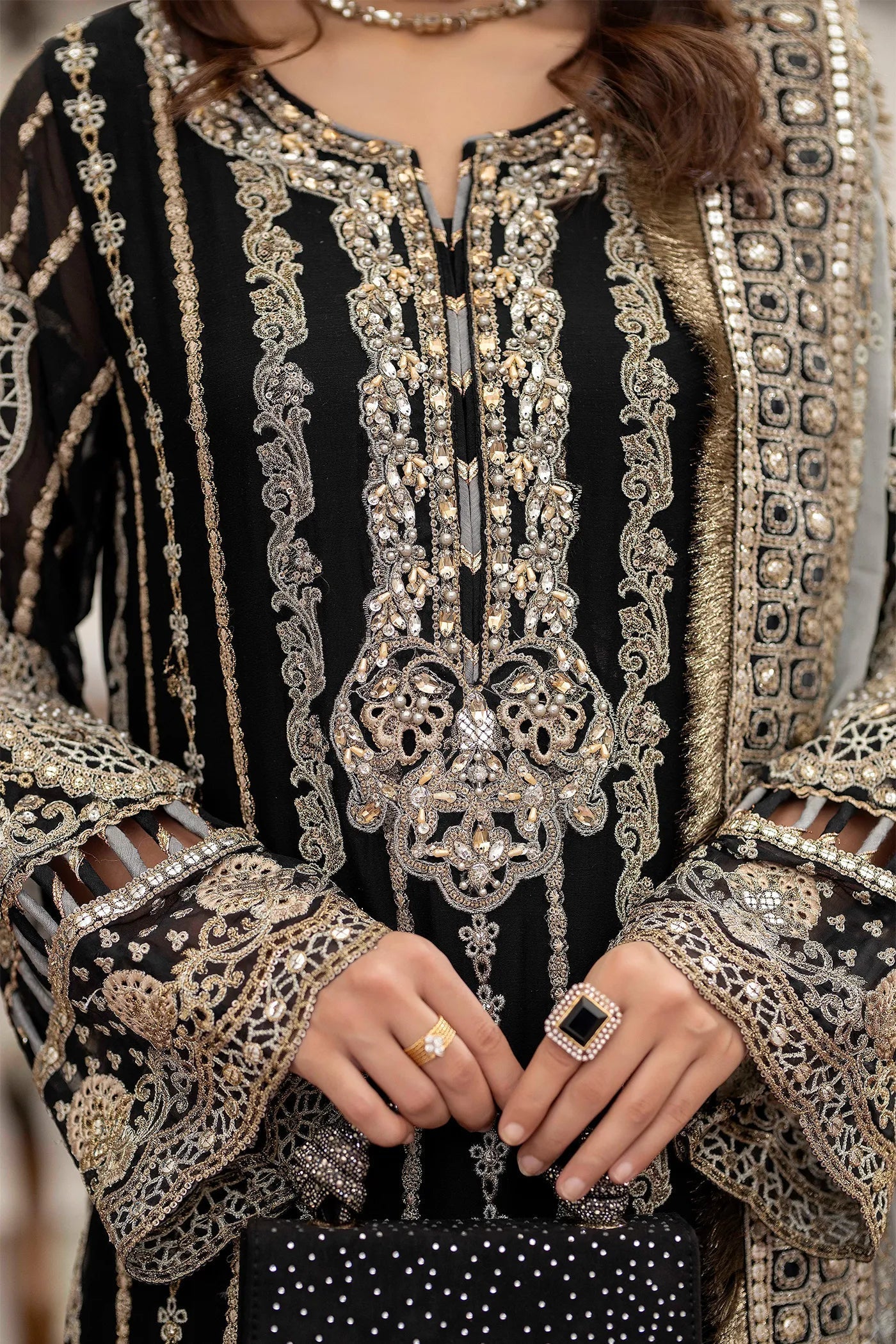 Adans Libas | Saleeqa Chiffon 25 | SALEEQA 7514 - House Of Hania