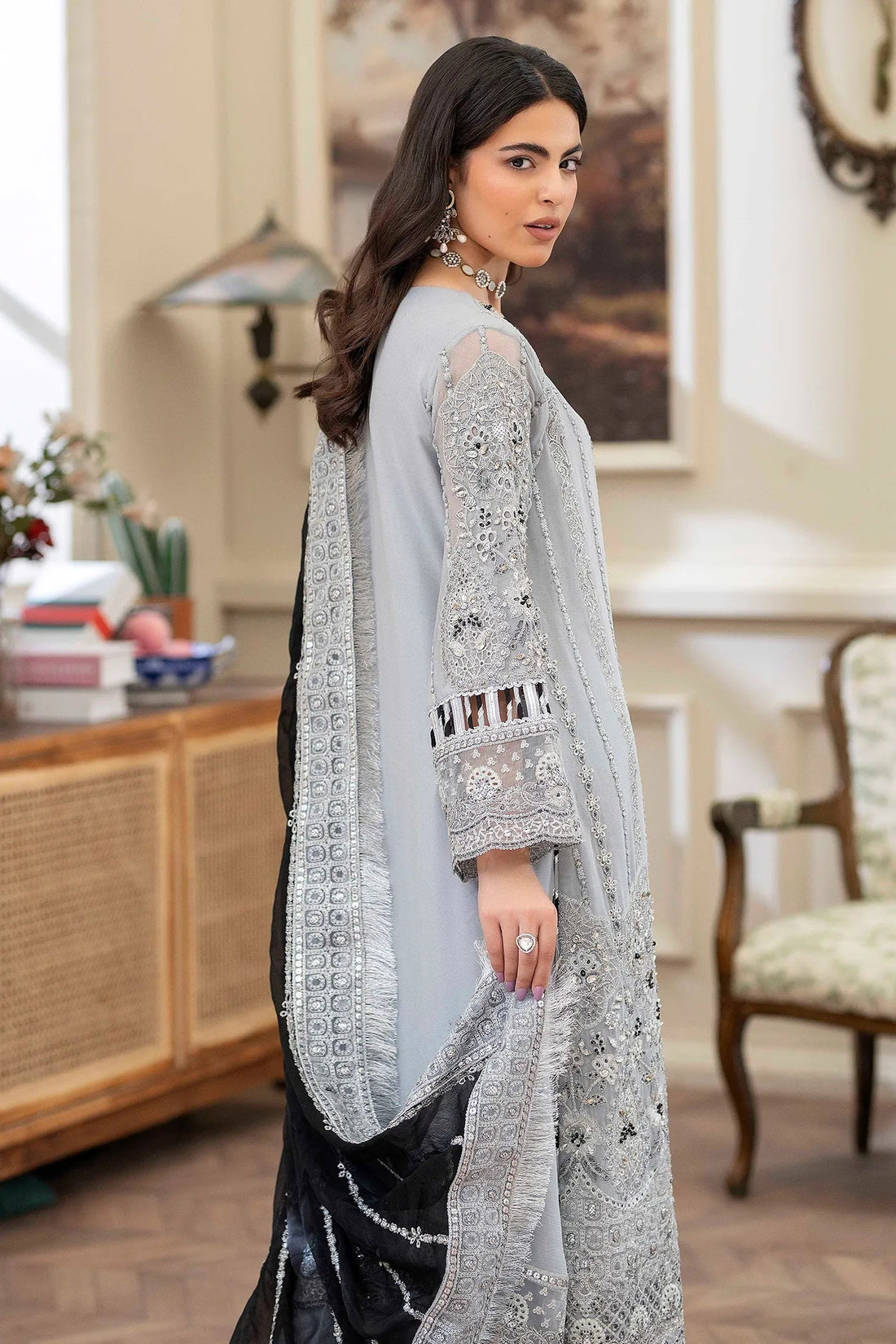 Adans Libas | Saleeqa Chiffon 25 | SALEEQA 7517 - House Of Hania