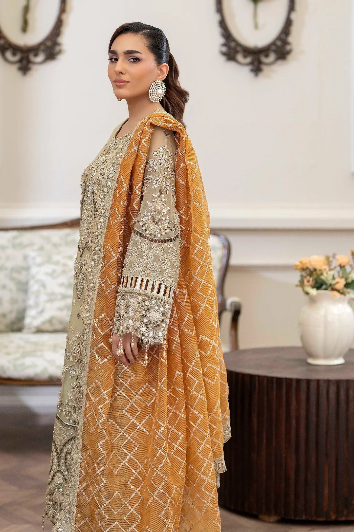 Adans Libas | Saleeqa Chiffon 25 | SALEEQA 7518 - House Of Hania