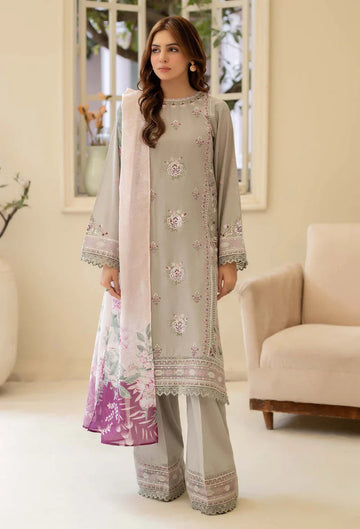 Adans Libas | Stitched Embroidered Lawn 3pc| LAWN 1216 - House Of Hania