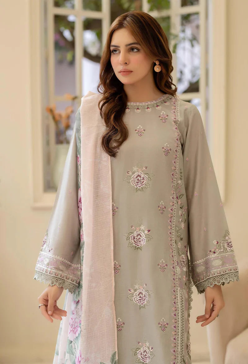 Adans Libas | Stitched Embroidered Lawn 3pc| LAWN 1216 - House Of Hania