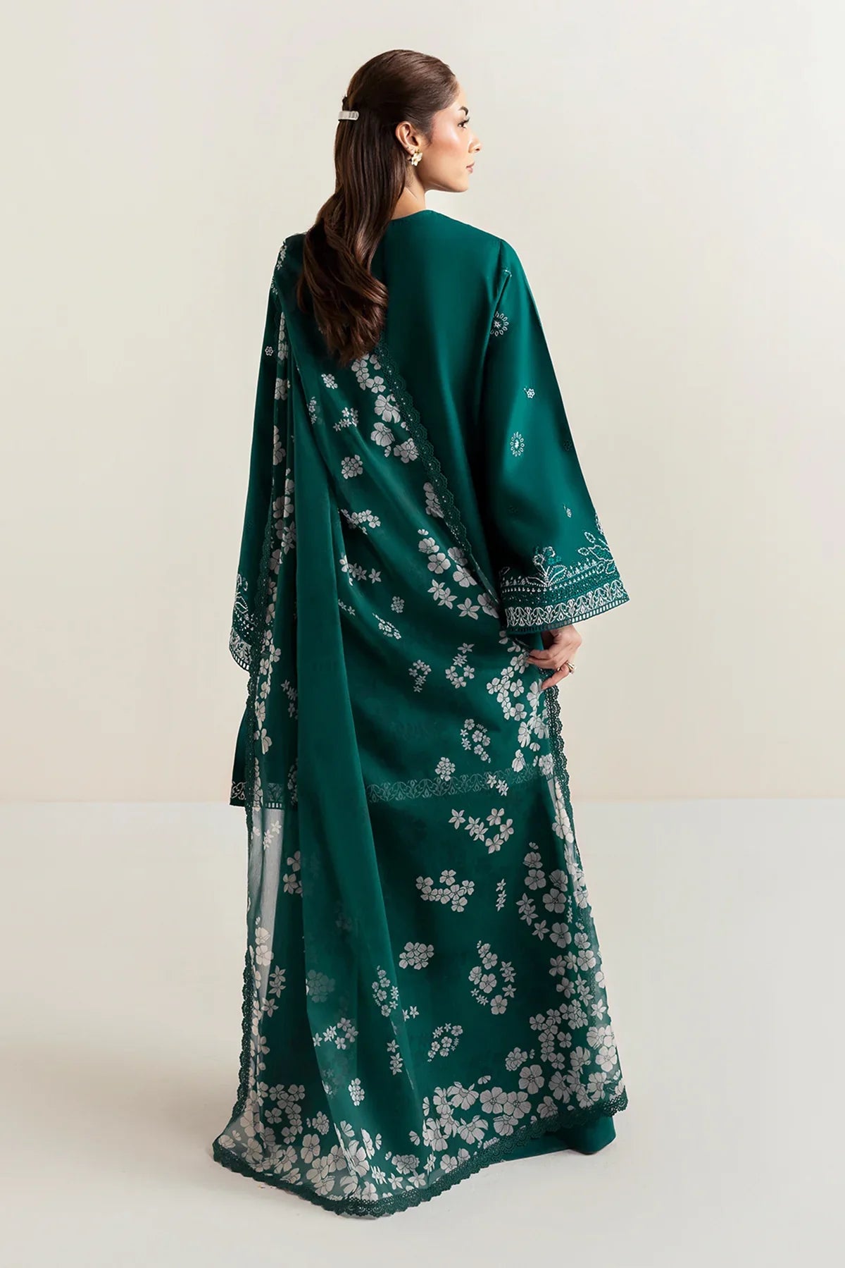 Afrozeh | Basic Pret 25 | Blueberry Majesty - House Of Hania