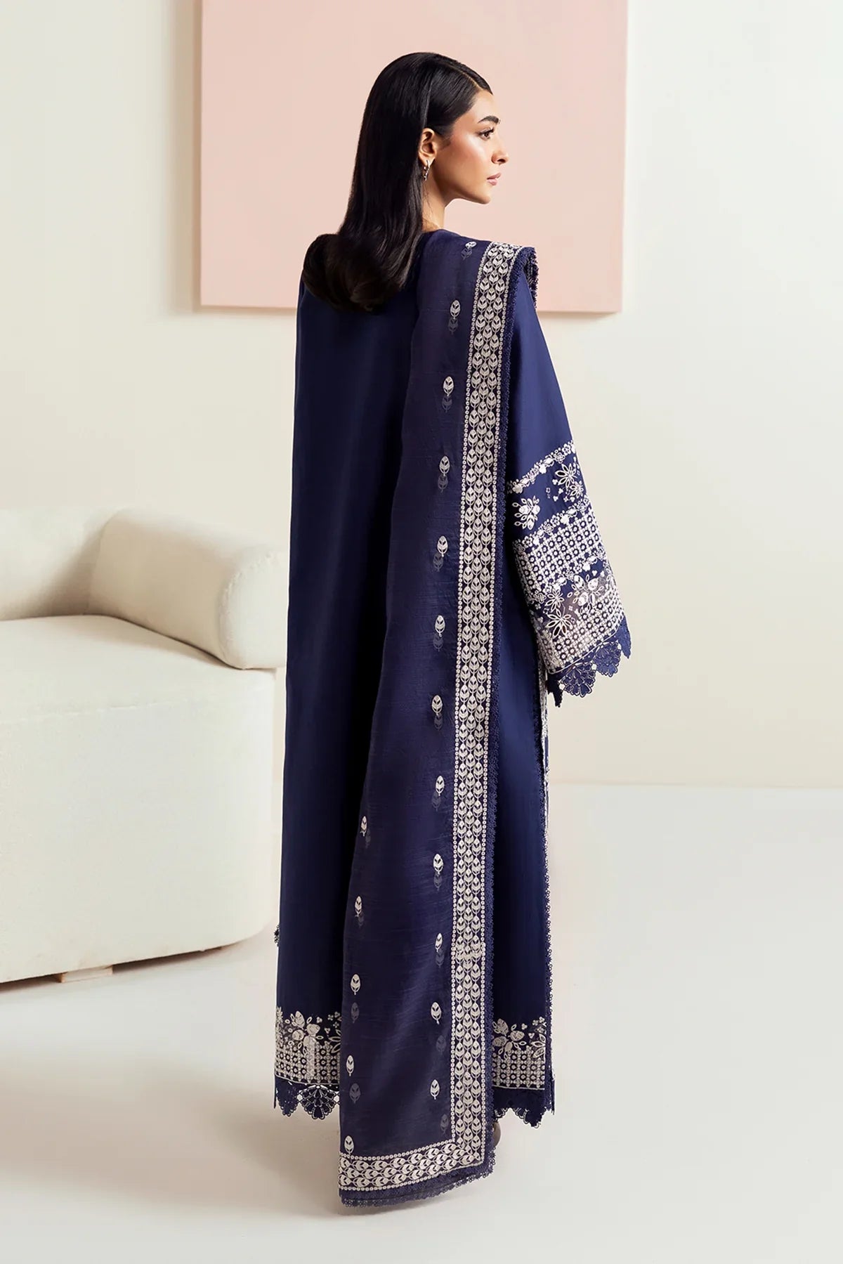 Afrozeh | Basic Pret 25 | Indigo Plum - House Of Hania