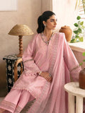 Afrozeh Cascade Embroidered Luxury Lawn 3Pc Suit - Ella - House Of Hania