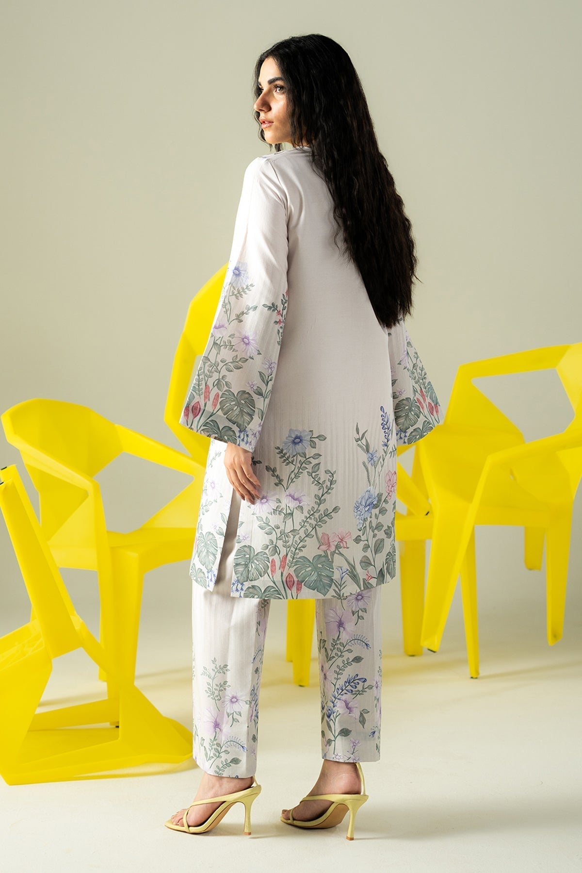 Afrozeh | Coords 25 | Creamy - House Of Hania