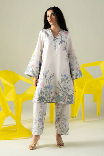 Afrozeh | Cords | Creamy - House Of Hania