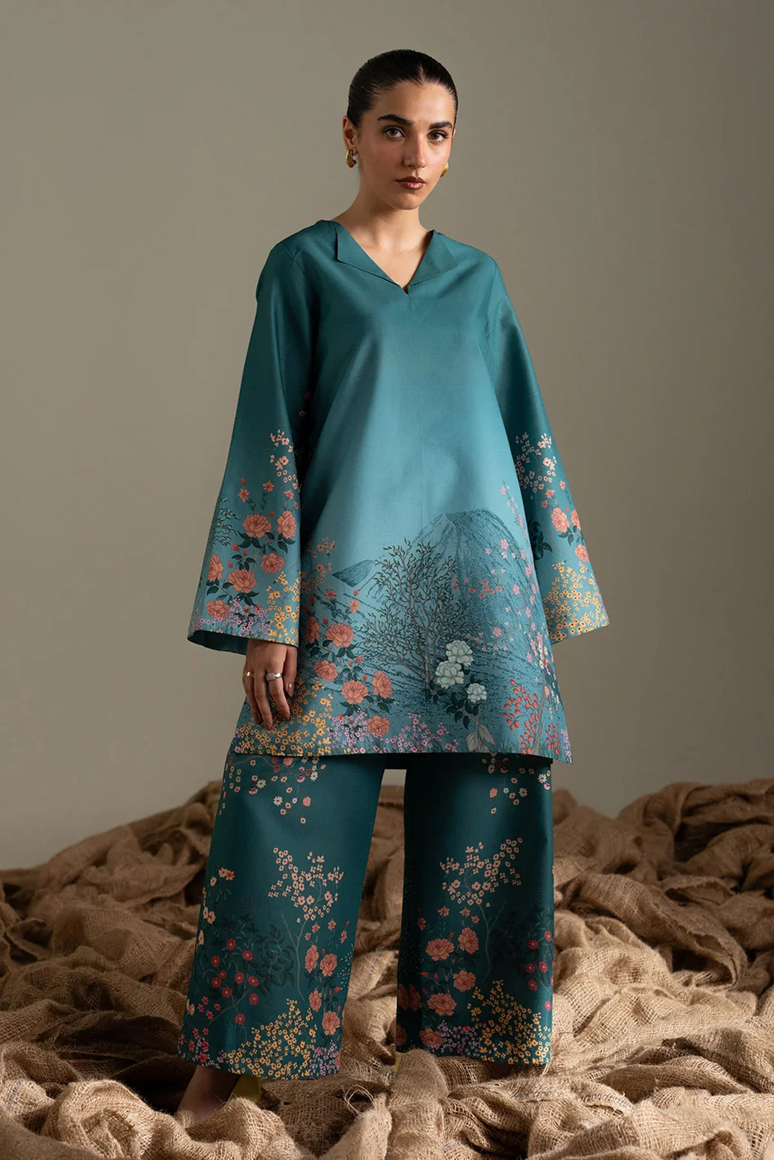 Afrozeh | Cords | Frayed - House Of Hania