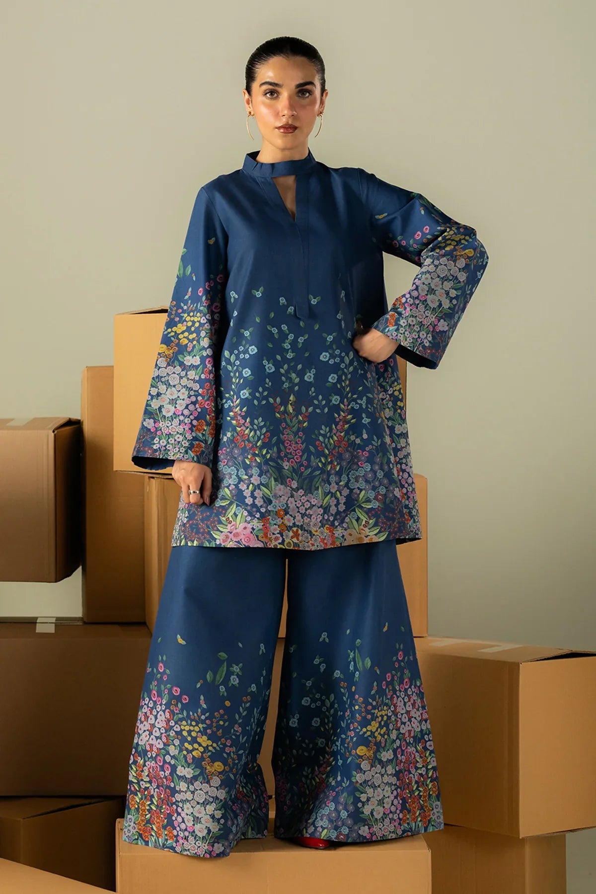 Afrozeh | Cords | Muted - House Of Hania