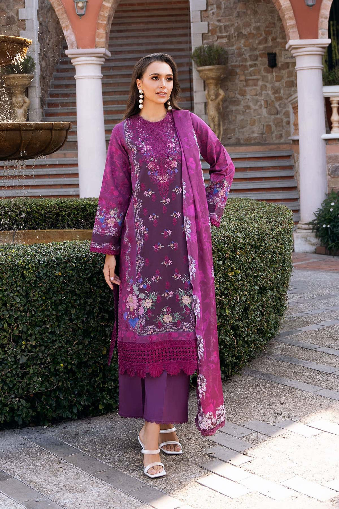 Afrozeh | Damask The Holiday Edit 25 | Eden B - House Of Hania
