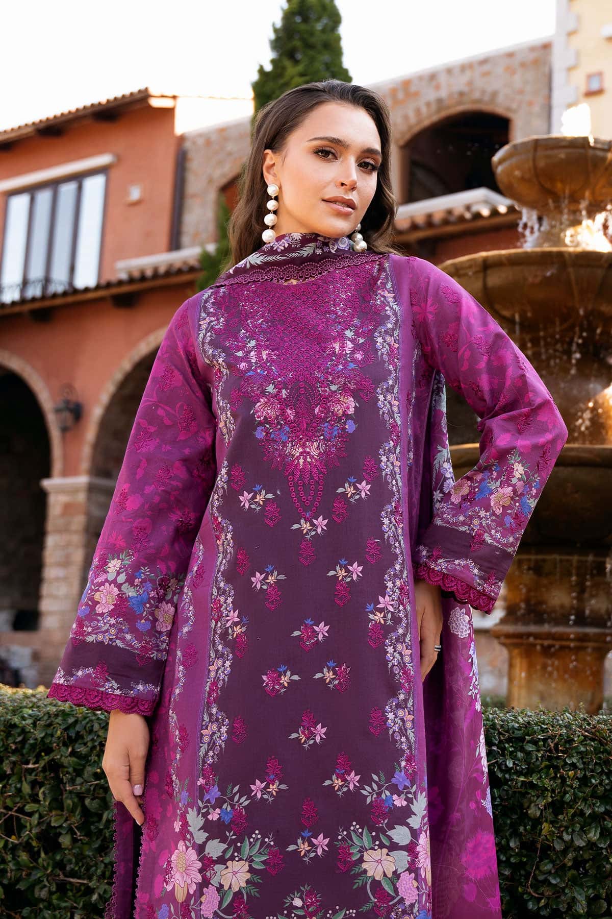 Afrozeh | Damask The Holiday Edit 25 | Eden B - House Of Hania