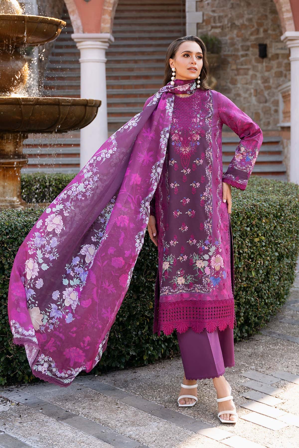 Afrozeh | Damask The Holiday Edit 25 | Eden B - House Of Hania