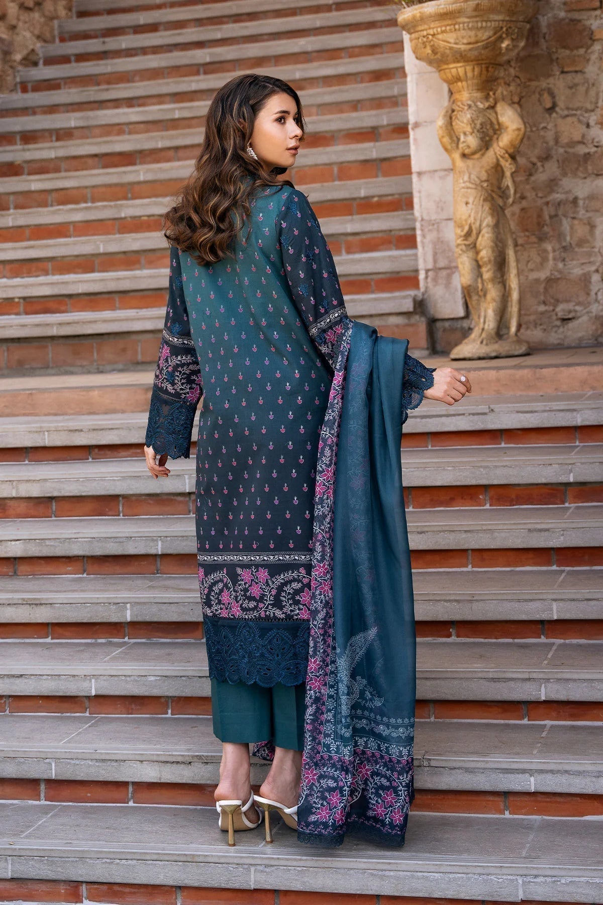 Afrozeh | Damask The Holiday Edit '25 - Lawn | Azrina B - House Of Hania