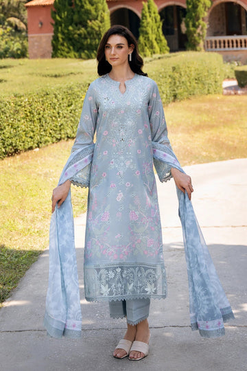 Afrozeh | Damask The Holiday Edit '25 - Lawn| Maelis B - House Of Hania