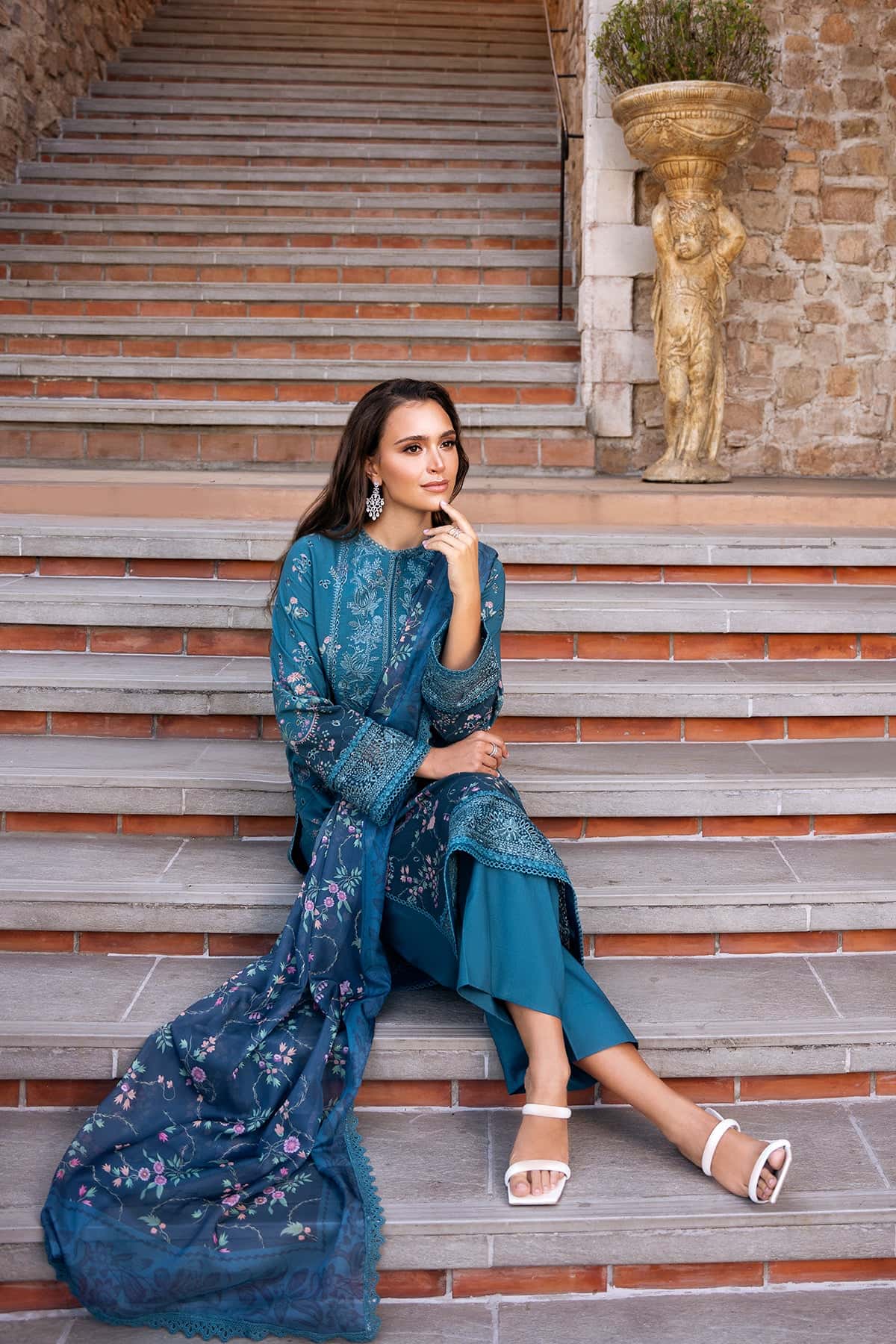 Afrozeh | Damask The Holiday Edit 25 | Rosheen B - House Of Hania