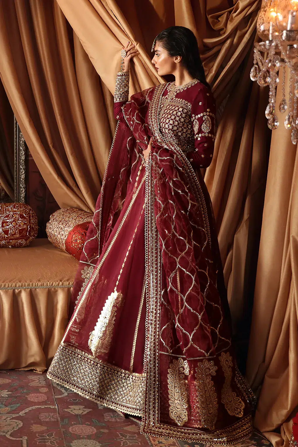 Afrozeh | Divani Silk Edit 23 | Muskan - House Of Hania