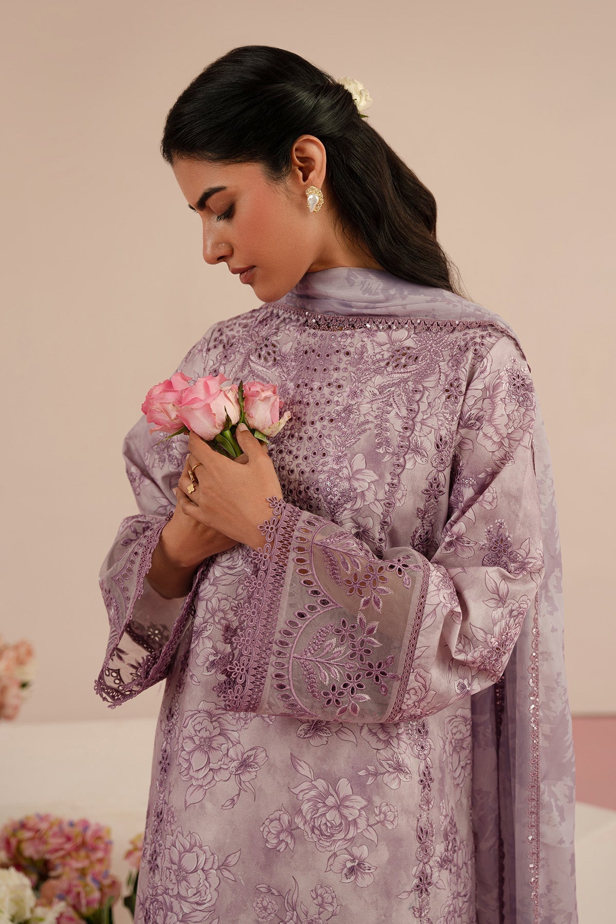 Afrozeh | Floral Charm 25 | Bellerose - House Of Hania