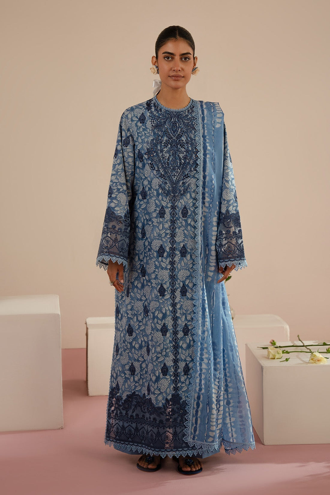 Afrozeh | Floral Charm 25 | Kalina - House Of Hania